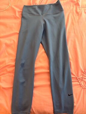 Nike Girls' Slate Blue Athletic Leggings